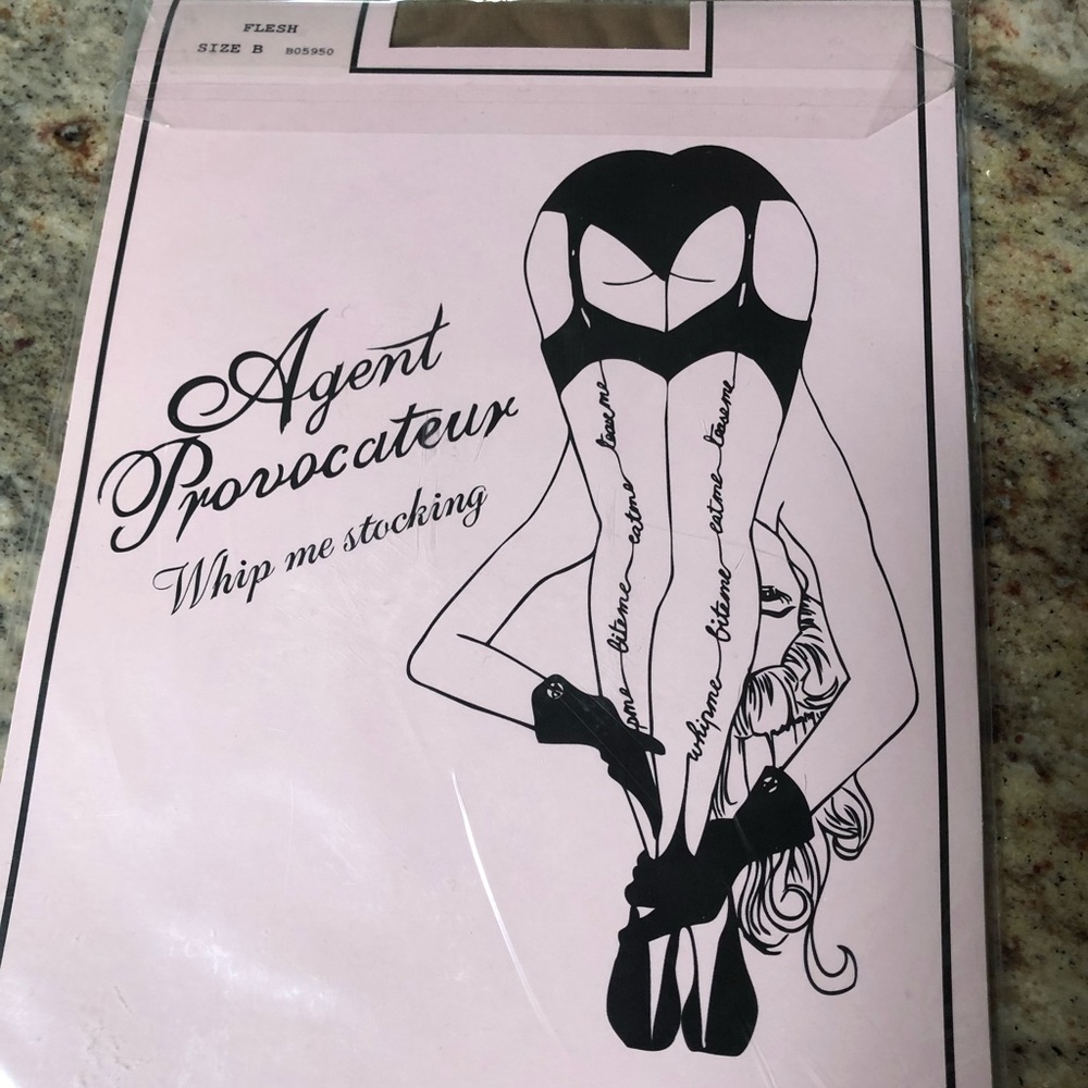 Agent Provocateur Garter Whip Me Stockings